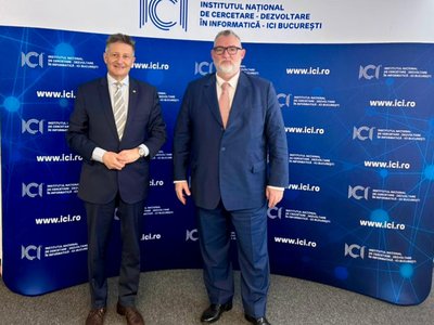 Întrevederea Directorului General ICI București cu Ambasadorul Elveției în România