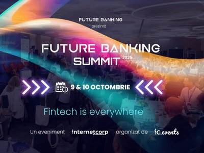 Explorează inovația AI și evoluția banking-ului la Future Banking Summit 2025, pe 9 și 10 octombrie, la Brașov