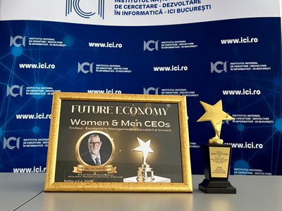 ICI București primește Trofeul pentru Excelență în Managementul Cercetării și Inovării în cadrul Future Economy Gala 2025