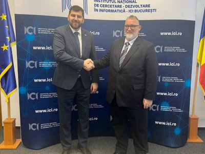 Întâlnire Adrian-Victor Vevera, Director General ICI București și ambasadorul Serbiei în România